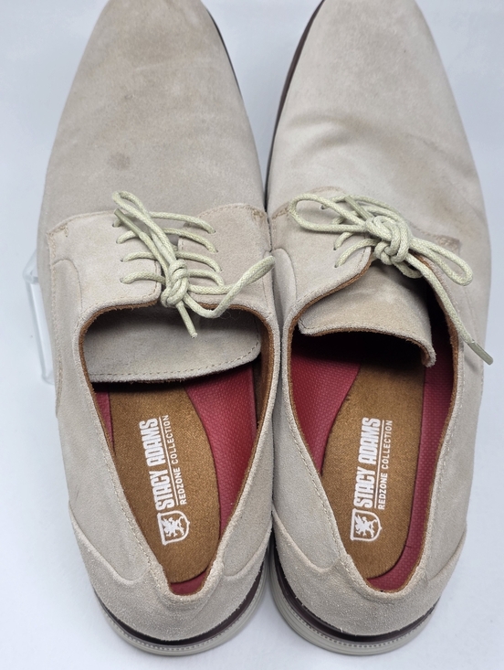 Stacy Adams Mens Lace Up Sandstone Suede Leather Shoes Size 11 M Pre Owned main image 10
